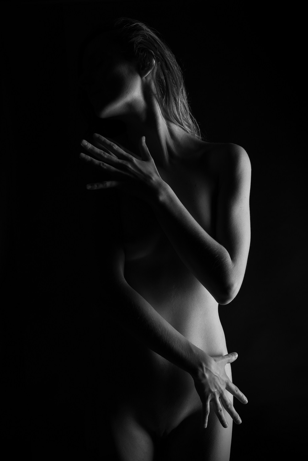 Nude study (1) by Monika Baro