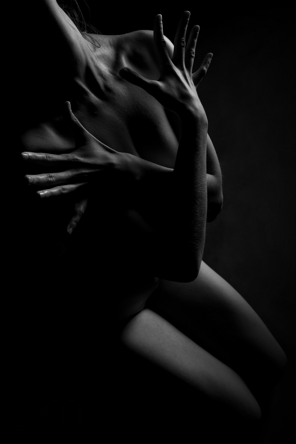 Nude study (3) by Monika Baro