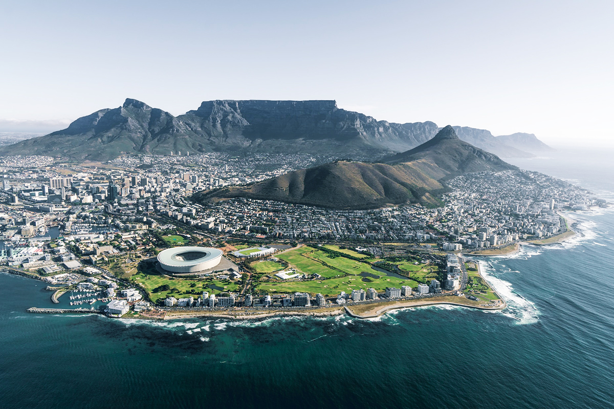 Cape Town, Table Mountain and the Atlantic coastline